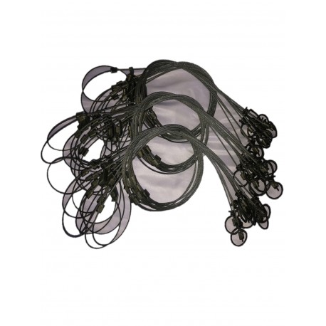 LOT DE 30 collets à renards 2mm vert