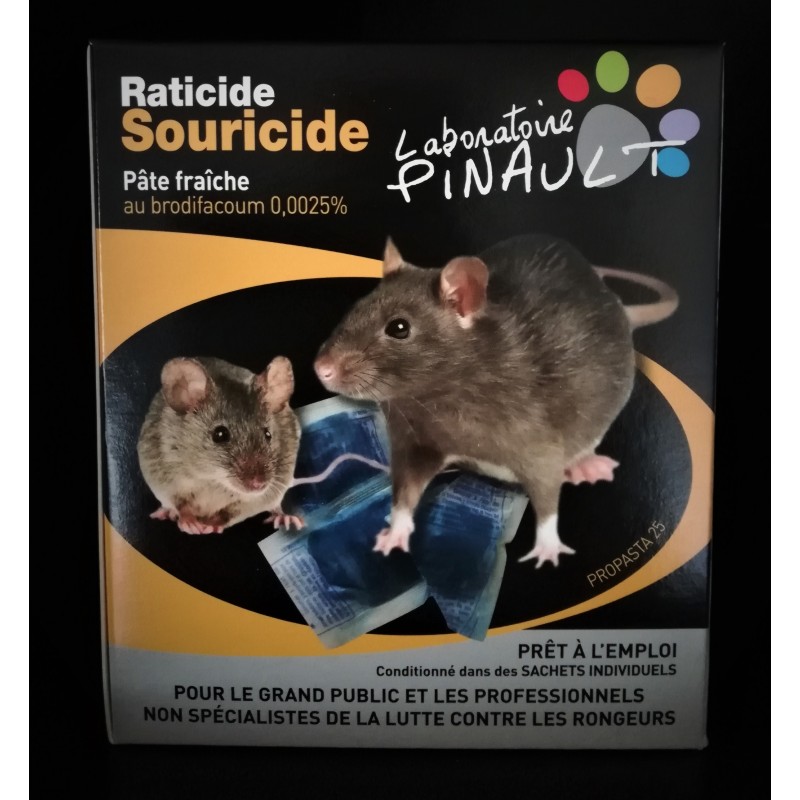 Rats - Souris Avoine Décortiquée au Brodifacoum 150g - Pépinière