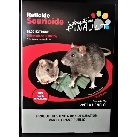 Raticide souricide BLOC 300g