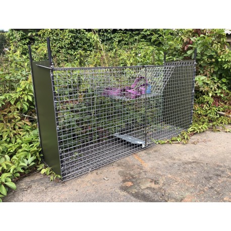 CAGE RENARD AVEC APPAT OU SANS  2 EN 1